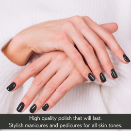 Color Club Show Time Nail Gel Gunmetal Shimmer Color Polish, .5 fl oz (15 mL)