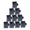 Cabinet Knobs Wrought Iron Black Knobs 1" Pack of 10