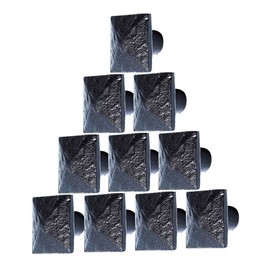 Cabinet Knobs Wrought Iron Black Knobs 1" Pack of 10 Renovators Supply