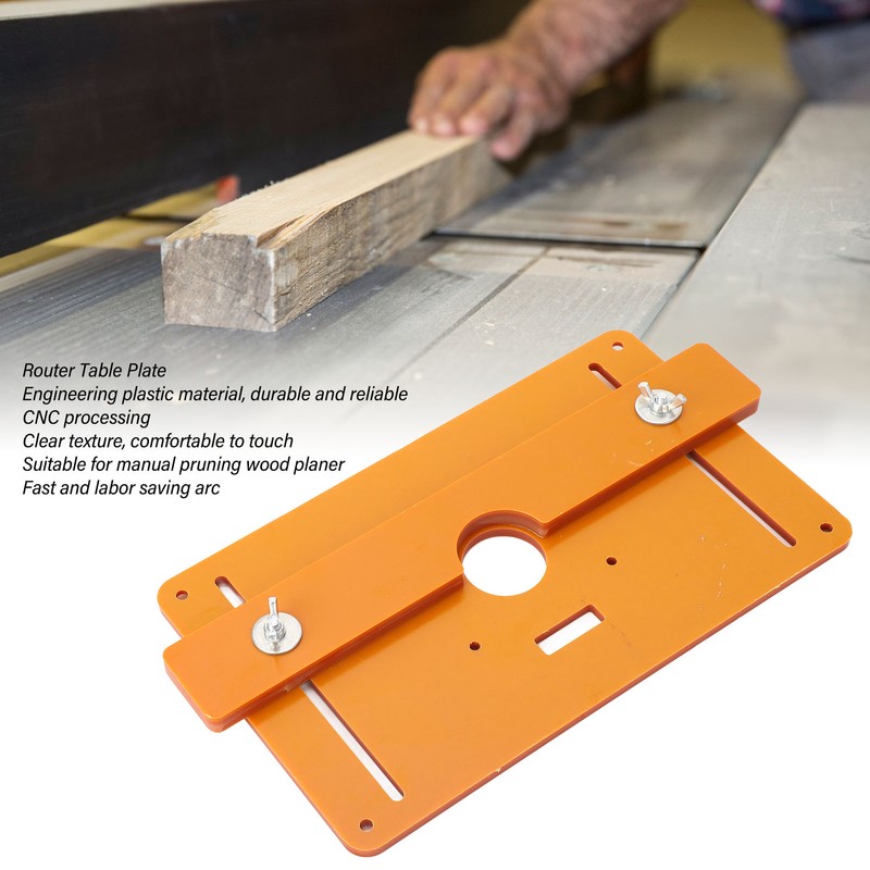 Router Table Plate Woodworking Insert Wood Trimming Milling Tools with