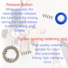 Pack of 4 6 mm Pipe Outer Diameter x 1/2