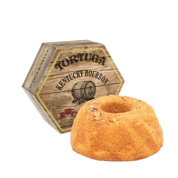 TORTUGA Kentucky Bourbon Butter Cake w/Walnuts - 16oz Cake - The Perfect Premium Gourmet Gift for Stocking Stuffers, Gift Baskets, and Christmas Gifts - Great Cakes for Delivery