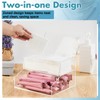 LOYIM Pad and Tampon Holder for Bathroom Acrylic Feminine Product