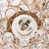 Round Wall Lamp Crystal Lamp E14 Lamp Holder for Home