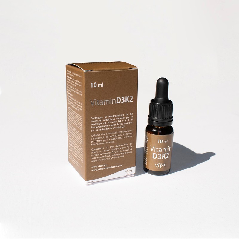 Vitae Vitamin D3K2 10ml | Food Supplement in Drops' Format