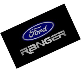 Eurosport Daytona- Compatible with -, Ford Ranger - Carbon Steel License Plate