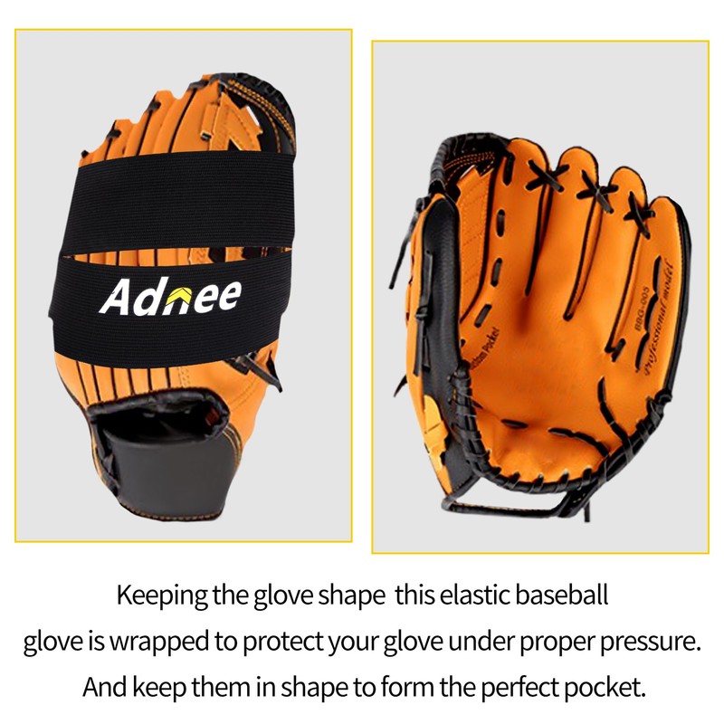 Adnee 2 Pack Glove Wrap - Softball and Baseball Glove