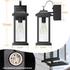 Roravilila Dusk to Dawn Outdoor Lighting with GFCI Outlet, 17