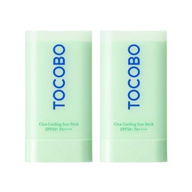 TOCOBO Protector Solar en Barra con Efecto Refrescante, Paquete de 2 Piezas
