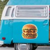 Extra Large 460mm 'Double Cheeseburger' Permanent Sticker Decal for Cars/Windows/Bins/Walls