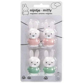 ATELIER PIERRE 079338 Pastel Miffy Magnet, Set of 4