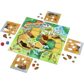 Haba 4321 Hoppe Reiter Horse Riding Game for 2-4 Players from 3 to 12 Years, Playable in 3 Variants, Board Game with Simple Rules [German Language Version]