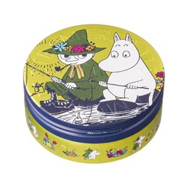 1577_MOOMIN AND SNUFKIN (Moomin and Snuffkin), 2.6 oz (75 g), Made in Japan, Steamcream, Moisturizing, For Face, Body, Hands, Oatmeal, Natural Essential Oil, Natural Ingredients, Gift