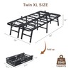 VIPSHOW 14 Inch Twin XL Metal Bed Frame Folding Bed