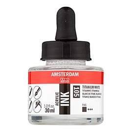 Amsterdam Acrylic Ink Bottle 30 ml Titanium White 105 (17201050)
