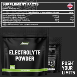 Freak Athletics Unflavoured Electrolyte Powder 250g – Keto & Fasting Friendly Hydration Supplement with Essential Minerals for Energy & Recovery