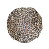 EleCharm Designer Reusable Shower Cap, Leopard Stylish Bath Cap Double