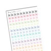 Small Stationary Bike Die Cut Planning Stickers, 2 Sheets, 300