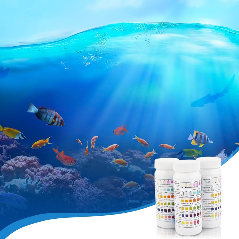 150 Strips Water Test Kit for Freshwater, 6 in 1