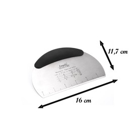 Charma Kaman Engels Premium Dough Cutter (1 Piece, 16 x 11.7 cm)