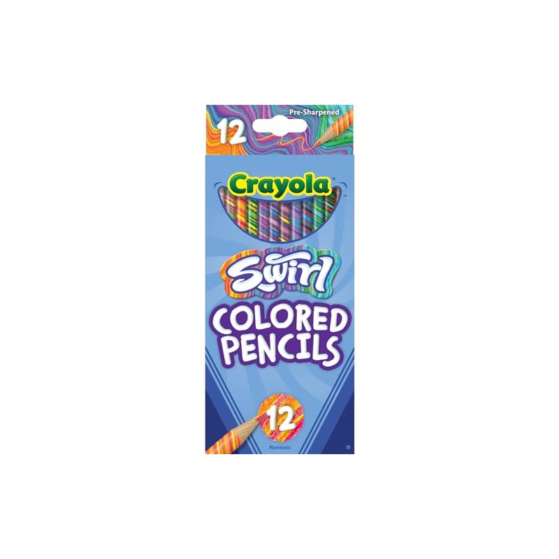 Crayola 12ct SWIRL Colored Pencils