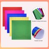 MECCANIXITY 50 Sheets Glitter Origami Paper 4x4 Inch Metallic Holographic