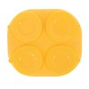 Nuby Silicone Rectangle Suction Plate with Lid – Spill-Free, Dishwasher-Safe,