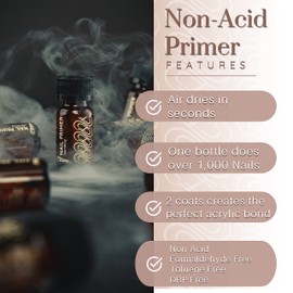 Tammy Taylor Bond-It | Non-Irritating, Fast-Drying, Non-Acid Nail Primer for Acrylic and Gel Nails | Quick Drying Brush-On Solution for Extended Adhesion