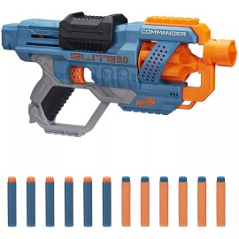 Nerf Elite 2.0 Commander Rd6 12 Dardos 27 Mts Hasbro