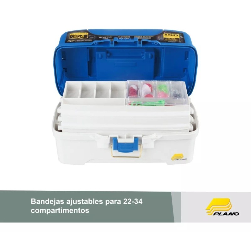 Plano Kit Caja De Pesca 180 Pzas Incluidas Estuche De