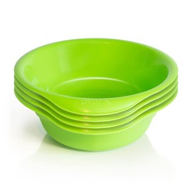 Chimney Sheep Al Fresco Recycled Reusable Plastic Bowls Set of 4 (Apple Green)