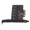 PCIe to SATA Adapter Card 5 Ports 5x16TB Fast Transmission