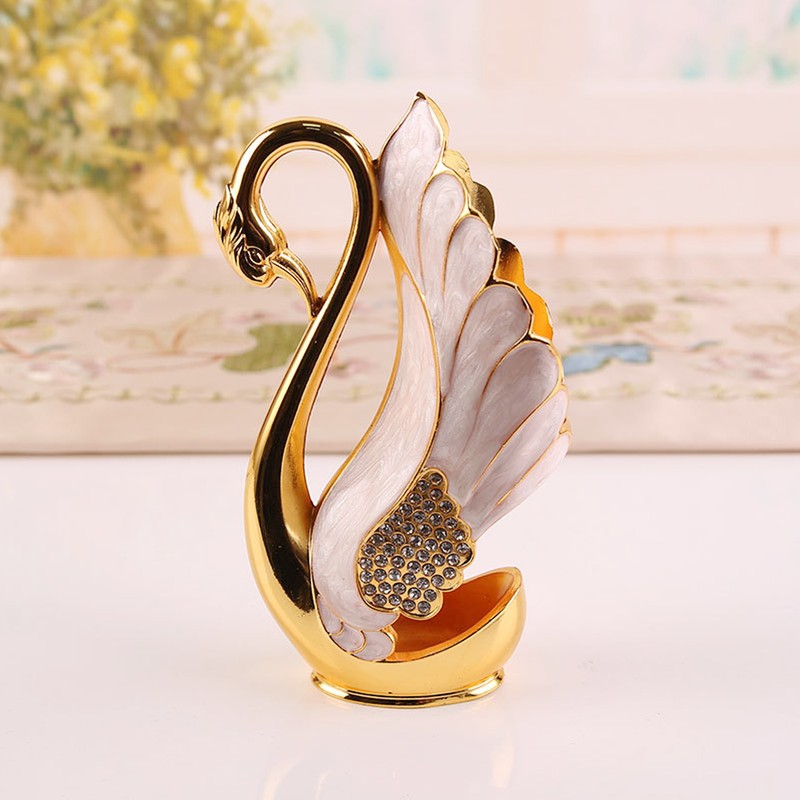 Swan Base Holder Innovative Gold Smoother Edges Coffee Dinnerware Set