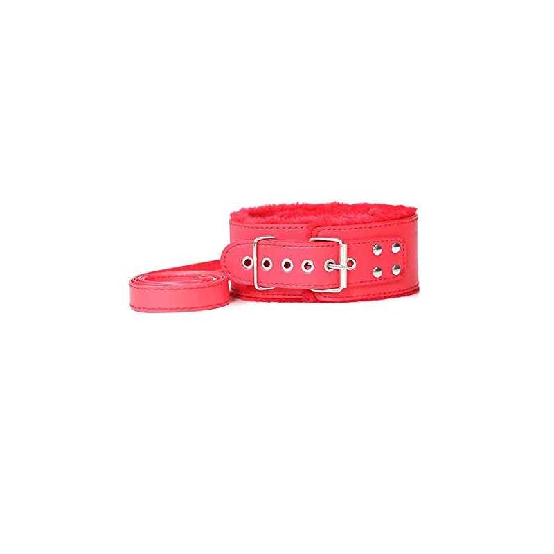 Angeer General Faux Leather Soft Padded Pet Dog Choker Collar