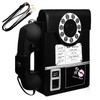 TENDYCOCO Telephone Shoulder Bag Women Phone Shaped Purse Retro Dial