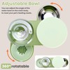 Automatic Cat Feeder Stainless Steel Water Dispenser Gravity Food Feeder