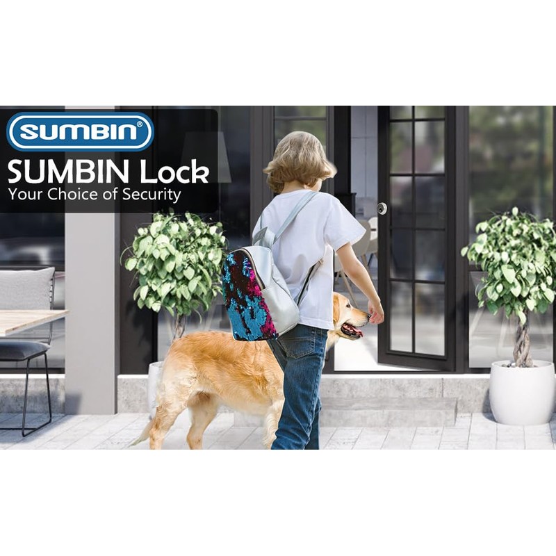 SUMBIN Storefront Door Mortise Lock Deadbolt & Cylinder Combo, in