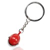 LHDOS Creative Motorcycle Helmet Keychain, 3D Metal Car Key Ring