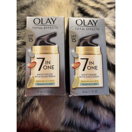 Olay Total Effects Plus SPF 15 Fragrance free exp 10/25 2pk