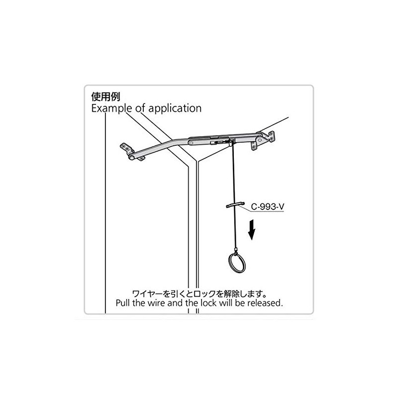 Woodpecker Hildegard with Stopper for Weight Door Stays B –