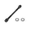 X AUTOHAUX 1 Set 9.5mm Bike Rear Solid Axle with