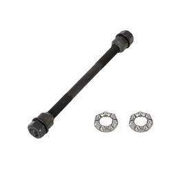 X AUTOHAUX 1 Set 9.5mm Bike Rear Solid Axle with 6mm Ball Bearings for Road Bicycle