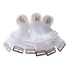Invisible Clear Elastic Bra Straps Replacement - Metal Hook Transparent