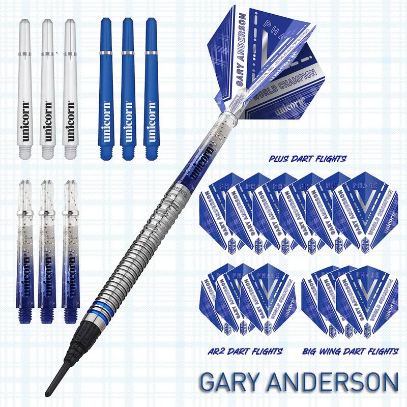 Unicorn Blue/Silver Darts 18g