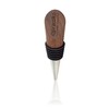 Qpractiko Q031 Wine Stopper Wooden Walnut 6.2 x 3.8 cm