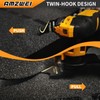 AMZWEI 6PCS Hook Knife Oscillating Multi Tool Blade, Triped-Edge Push