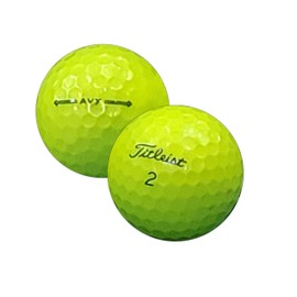 Golf Ball House… 12 AVX Golf Balls for Titleist/Yellow/Near Mint (AAAA) / Used-Recycled w/Mesh Bag