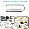 Nicpro 2 Pack Dry Erase Whiteboard A4, Magnetic Double Sided