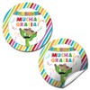 Fiesta Cactus Birthday Party & Cinco De Mayo Sticker Labels,