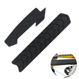 Mountain Bike Chainstay Protector 2 Pcs,Bike Frame Protector, Silicone Chain Guard, Downtube Cover, Mountain Bike Frame Tape Stickers, MTB Decal, Bicycle Accessory